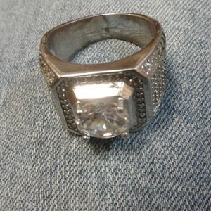 Men's iced out ring